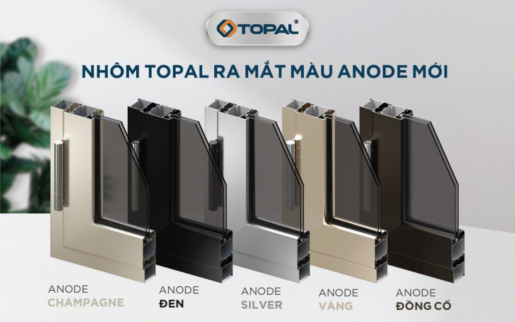 màu sắc nhôm topal