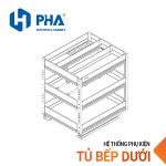 Giá giao thớt 3 tầng đa năng – kính - Ảnh 2